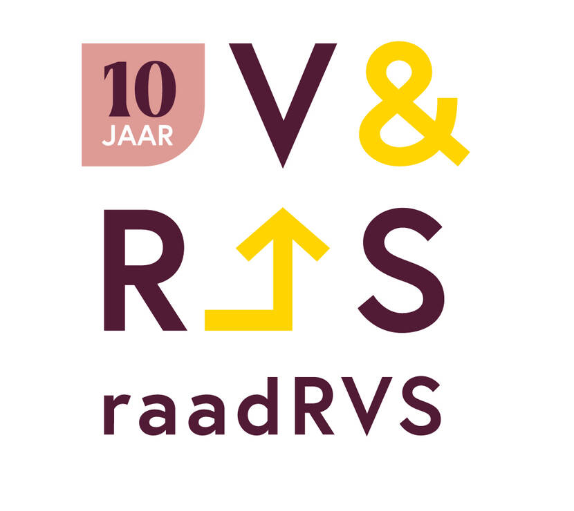 10 jaar RVS jubileum logo